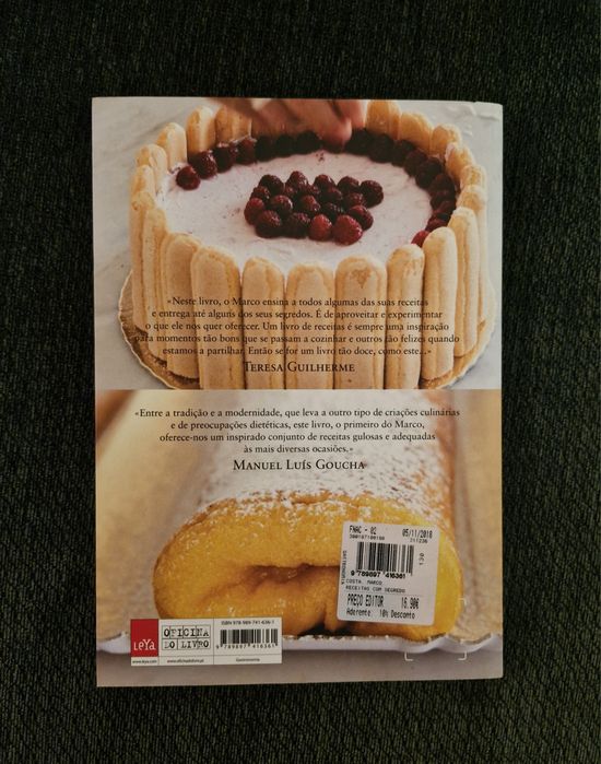 2 Livros de receitas do Marco Costa