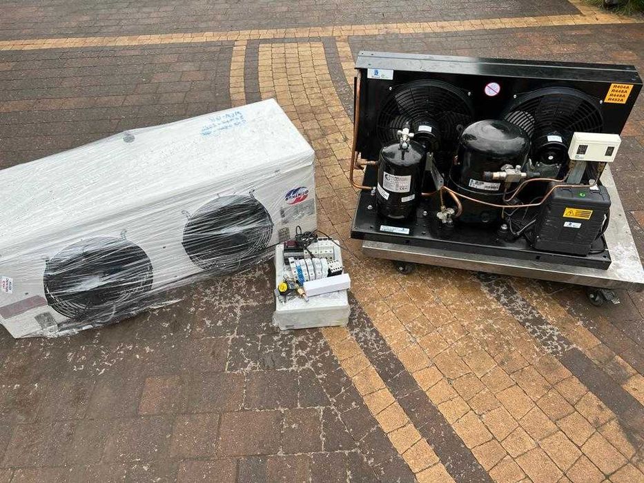 Agregat chłodniczy Używany zestaw chłodniczy do małej chłodni MONTAŻ