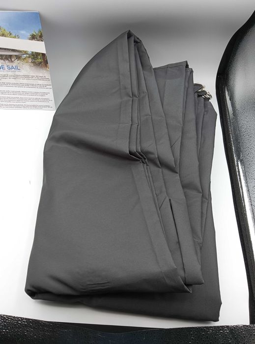 Toldo Sombra Impermeável 4x4m Cinza