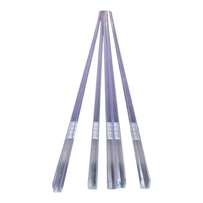 Perfis Plásticos Rígidos em PVC – Tiras de Acabamento 100mmx7mmx10mm