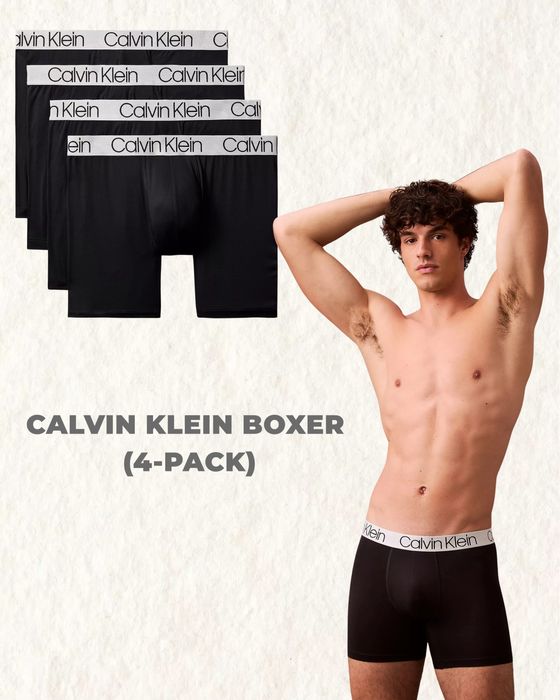 Calvin Klein Stretch Boxer Briefs 4 Pack оригінал