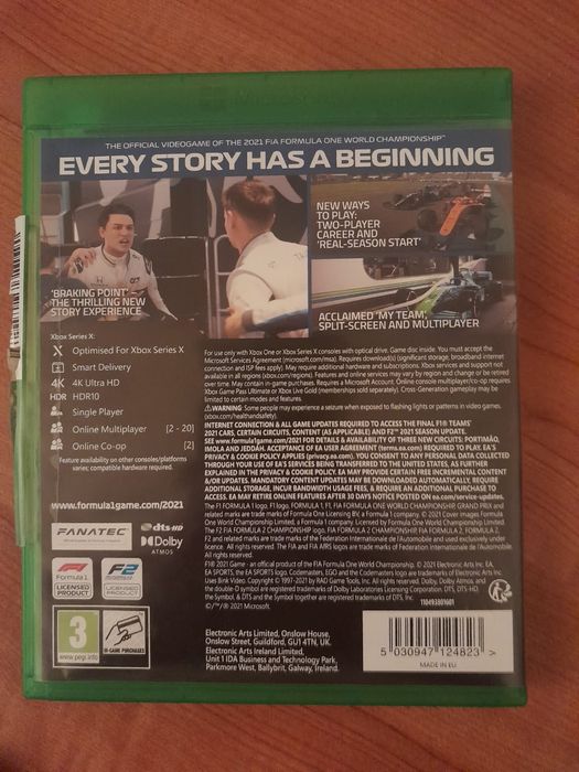 F1 2021 Xbox One/ Xbox Series X