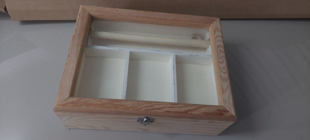 Porta joias em madeira - Novo