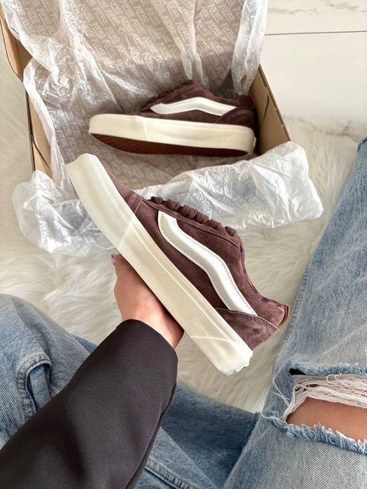 Vans KNU Skool Brown White