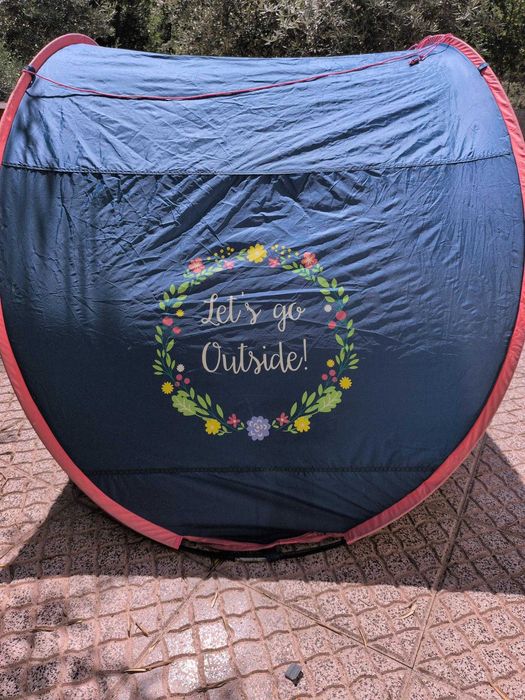 Tenda de praia pop-up – Proteção sol/vento