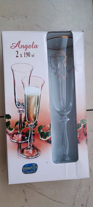 Весільні бокали для шампанського Bohemia Angela