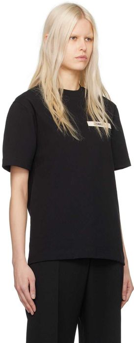 Футболка Jacquemus Le T-Shirt Gros Grain Black