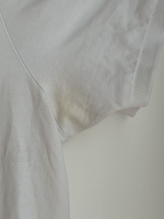 Biały t-shirt polo Karl Lagerfeld