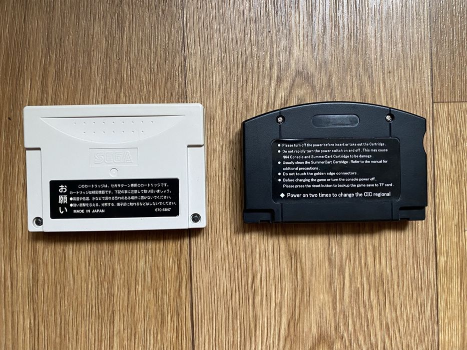 Флеш картриджі до Sega Saturn / Nintendo 64
