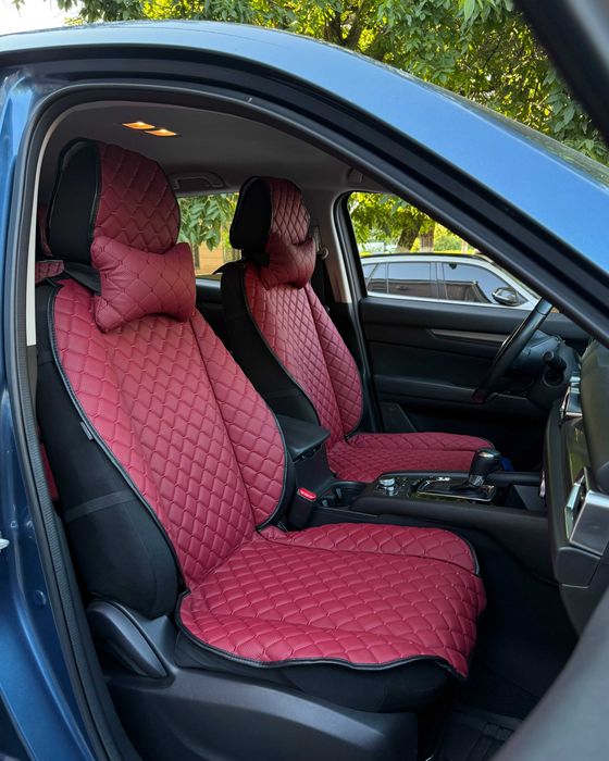 Модельні накидки на сидіння авто Premium Алькантара