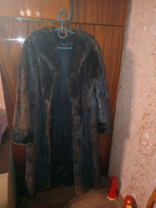 Шуба норка длинная