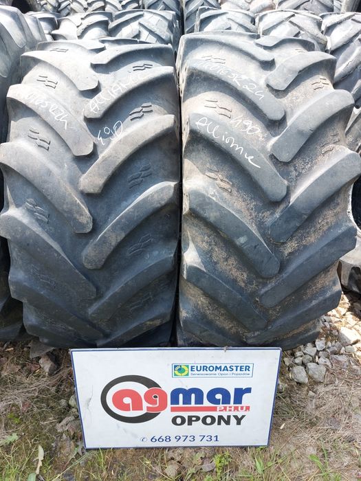 440/65R24 Alliance opony używane rolnicze para