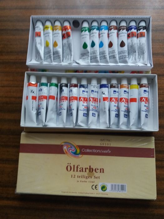 Продам 3 упаковка художественных красок