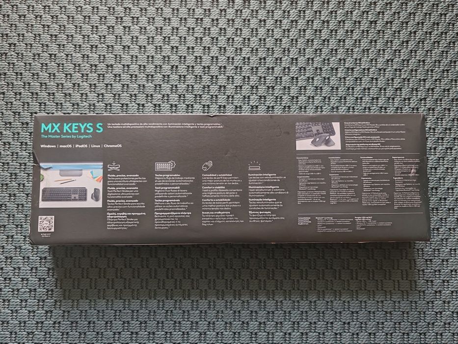 Teclado bluetooth Logitech MX Keys S - Novo/Selado/Fatura/Garantia