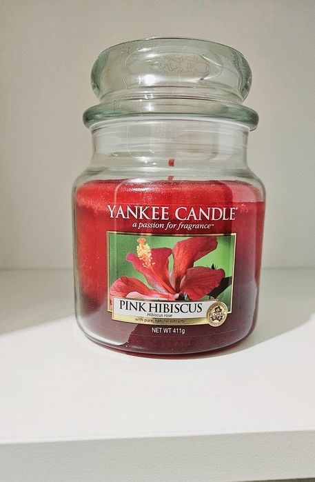 Yankee candle świeca pink hibiskus