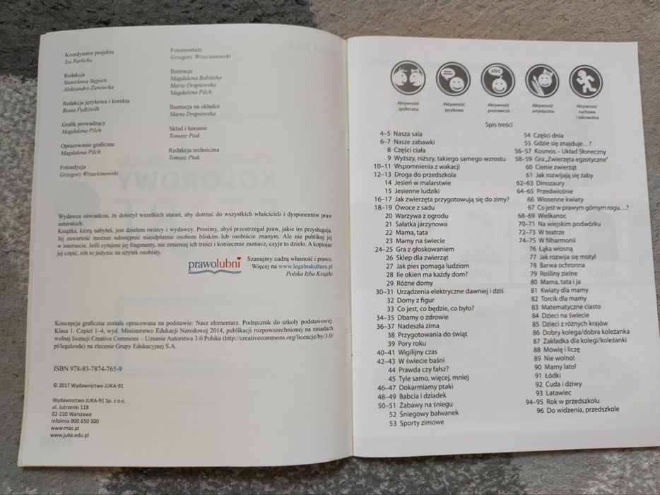 Książka Kolorowy start z plusem