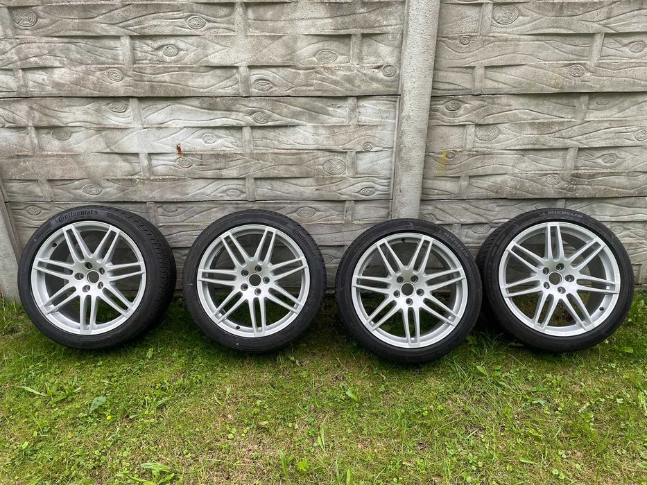 Koła fabryczne Audi S-line 19'' 5x112 (nowe opony 245/45 R19)