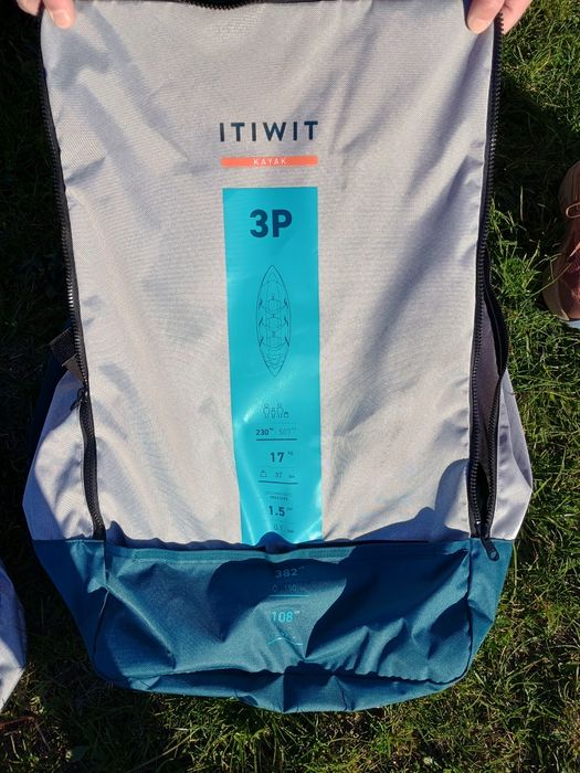 Kajak pneumatyczny Itwit Decathlon do 3 osób