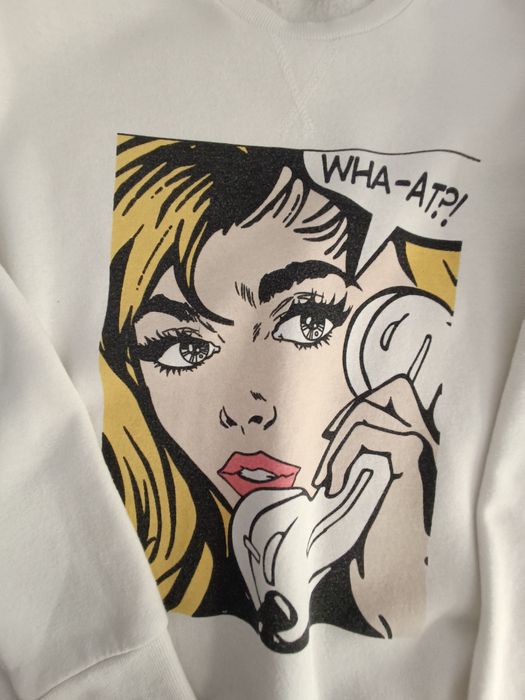 Biała bluza dresowa firmy Primark używana rozmiar 32/34
