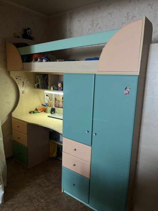 Кровать горка чердак двухярусная детская дитяче ліжко горище