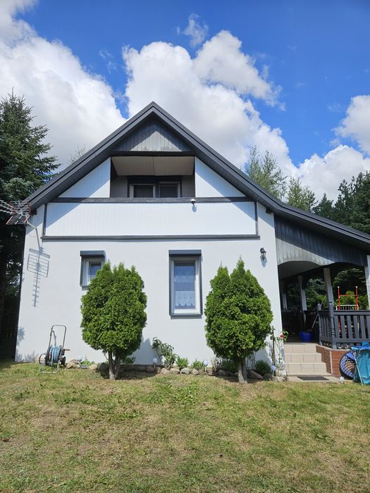 Działka rekreacyjna z domem murowanym