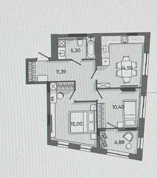 Продаж 2х кімнатної квартири БЕЗ КОМІСІЇ  в ЖК Orlan Residents