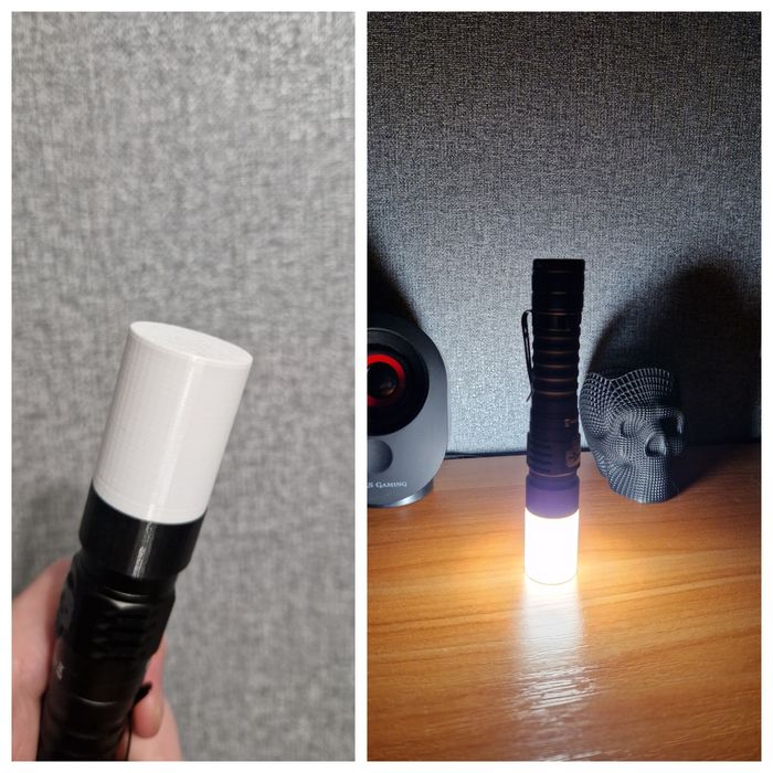 Диффузор для фонарей: Convoy ,Wurkkos,Nitecore,Sofirn,Fenix