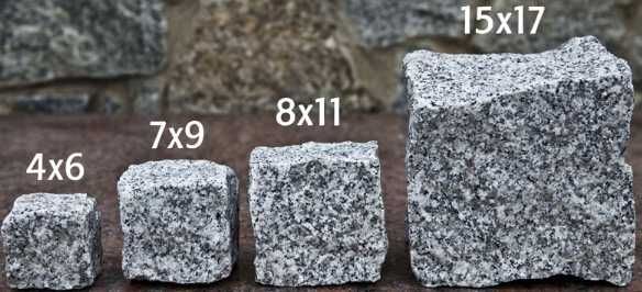 Kamień Granit kostka 4/6, 8/11, 15/17 - 1000 KG BIG BAG , WINDA - HDS