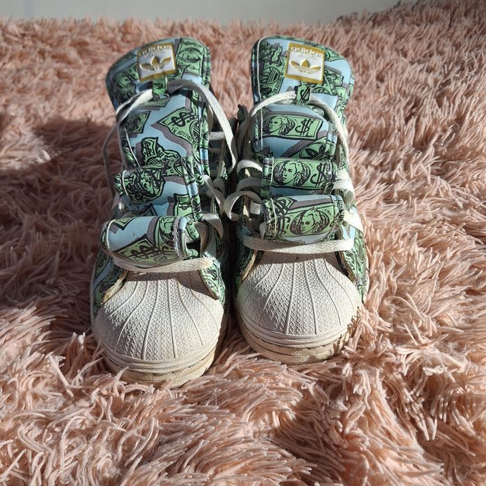 Adidas jeremy scott money superstar rozmiar 44⅔ Czarne Błoto • OLX.pl