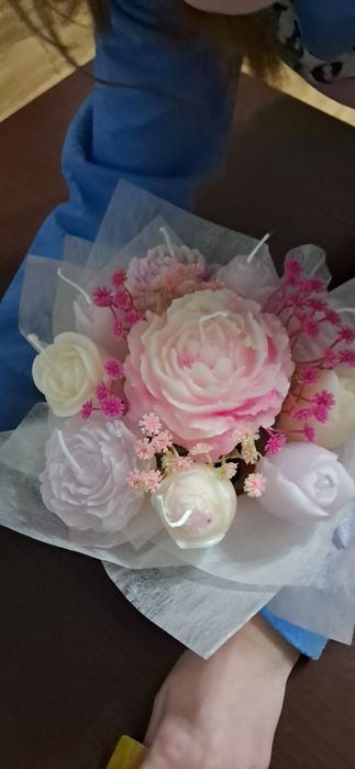 Flower box ze świec sojowych