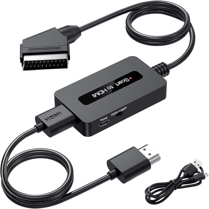 Konwerter Rca Scart na HDMI