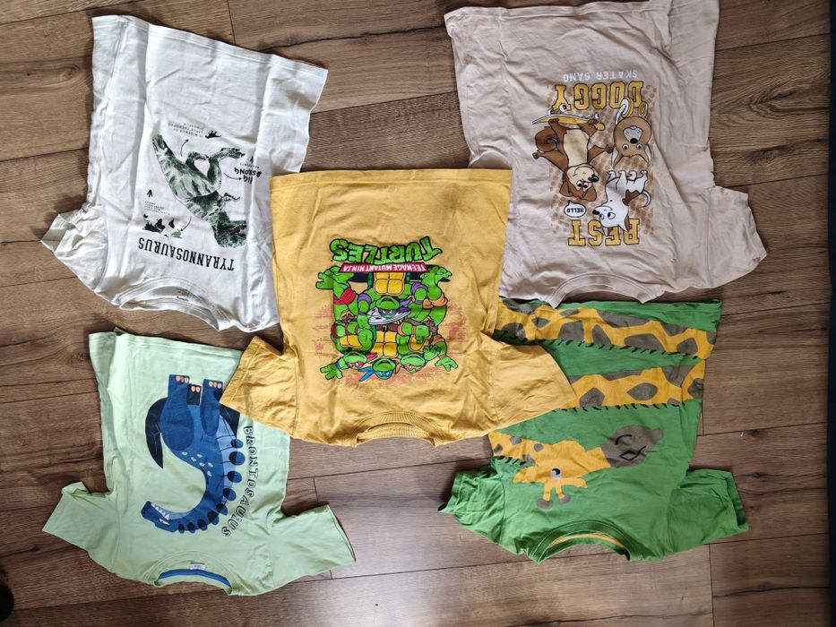 Zestaw t-shirty chłopięce. 5 szt. 116
