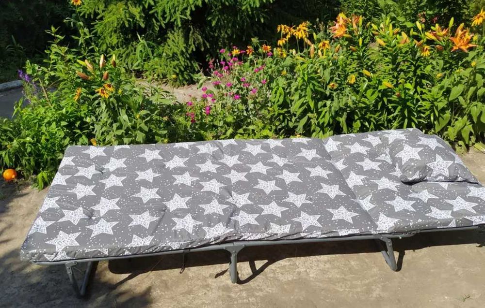 розкладачка марія м 60 розкладне ліжко зручне, легке та надійне