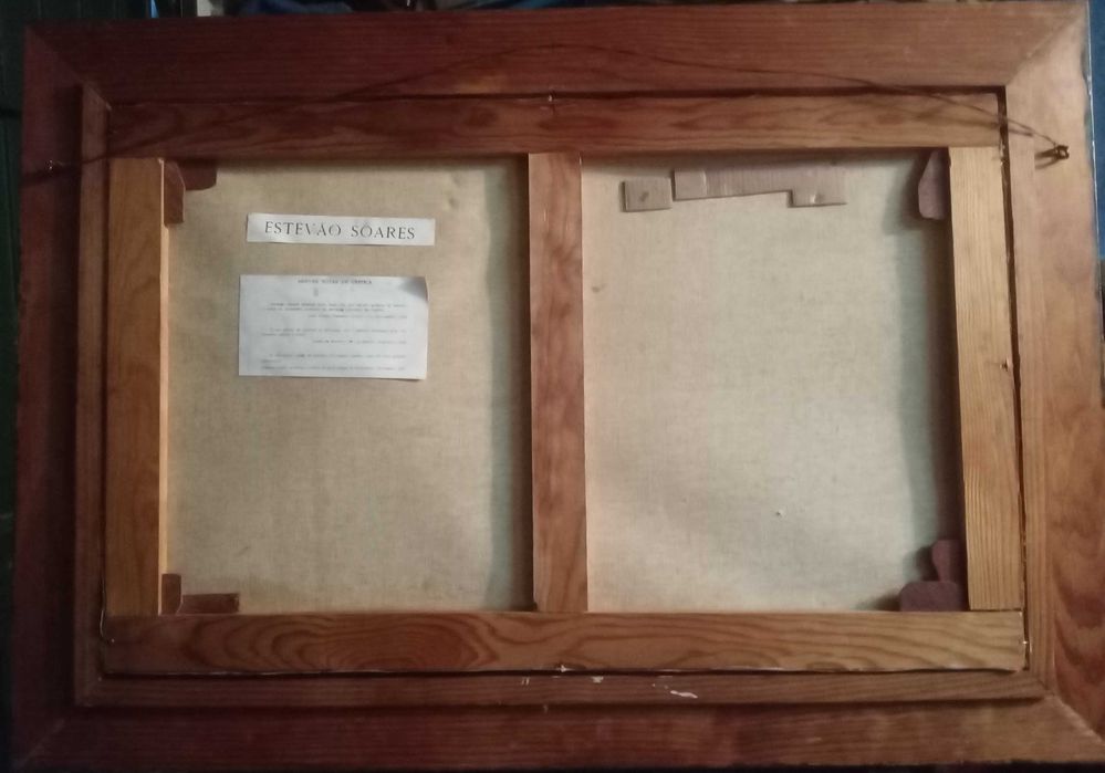 Pintura a óleo - Paisagem - Estevão Soares 1973