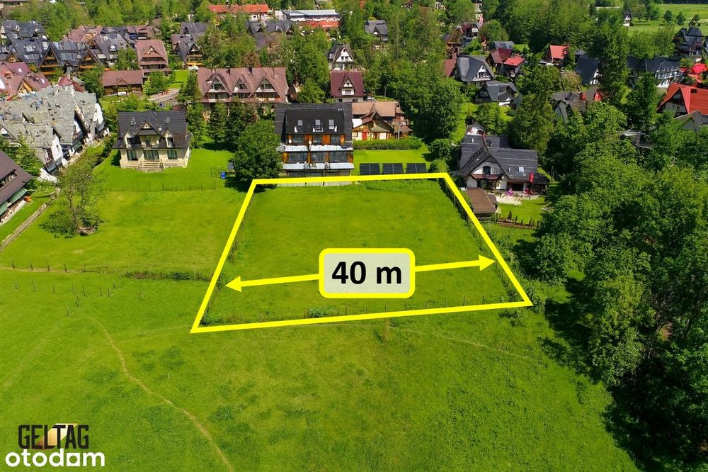 Działka inwestycyjna Zakopane / widok na Tatry / PUM do 710 m² - Widok 5