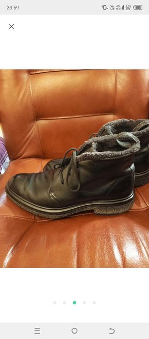 ECCO crep tray 43 ботинки мужские