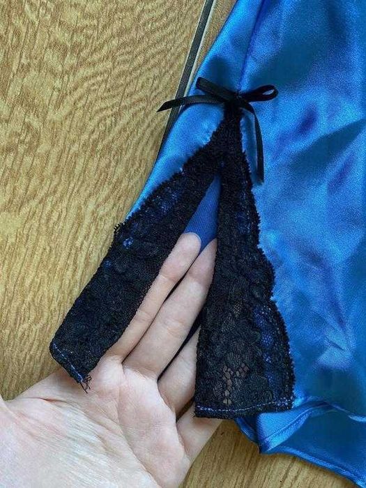 Нічнушка нічна сорочка типу атласна пеньюар типу сатин