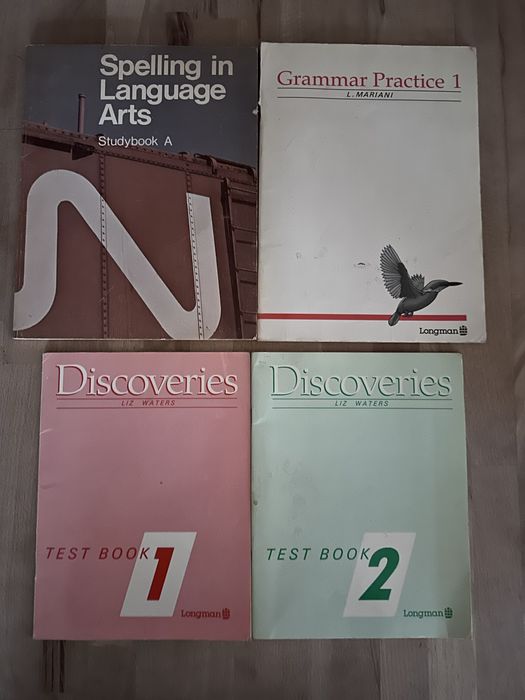 Książki ćwiczeń do języka angielskiego - komplet 4 szt