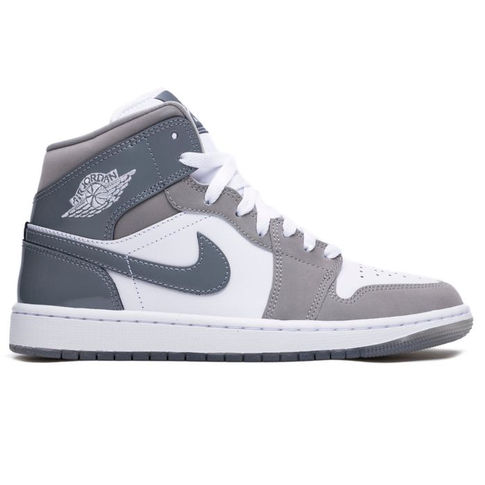 Nike Air Jordan 1 Mid SE White Medium Grey Cool Grey