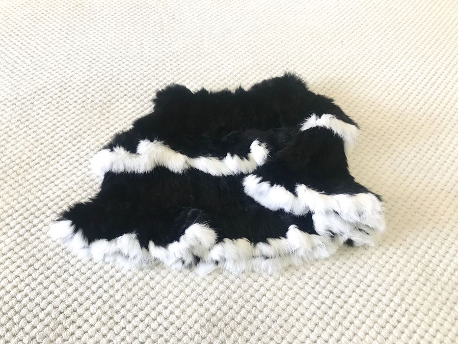 Minisaia pele de coelho em tamanho M/S