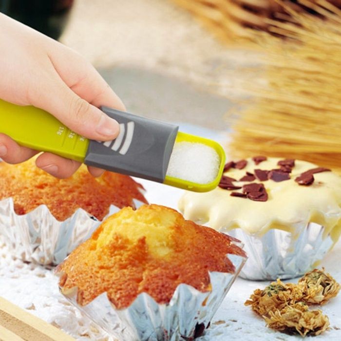 Colher medidora balança ajustável para cozinha - Novo - Envios Grátis