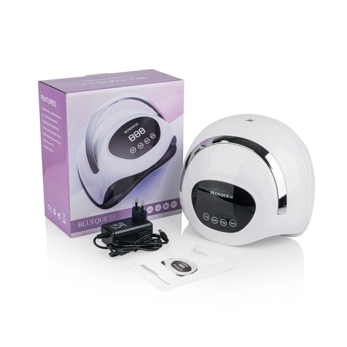 Лампа для манікюру SUN BQ-L4 WHITE з ручкою, 180 Вт