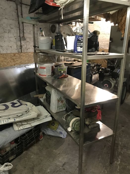 Стелаж з харчової нержавіючої сталі 1600*500*1800