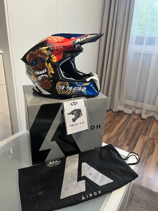 Kask AIROH Twist 2.0 Tiki Gloss MX (cross,quad,enduro,mtb) GWARANCJA