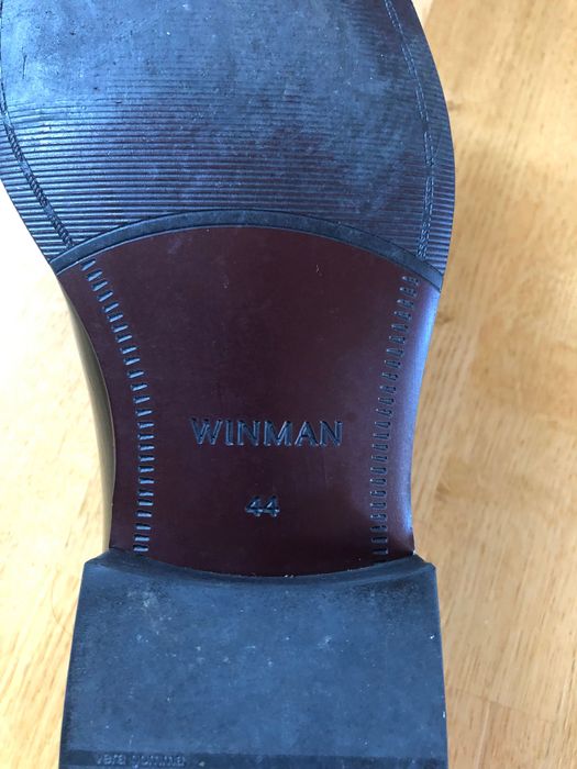 Lakierki męskie Winman, czarne, rozmiar 44