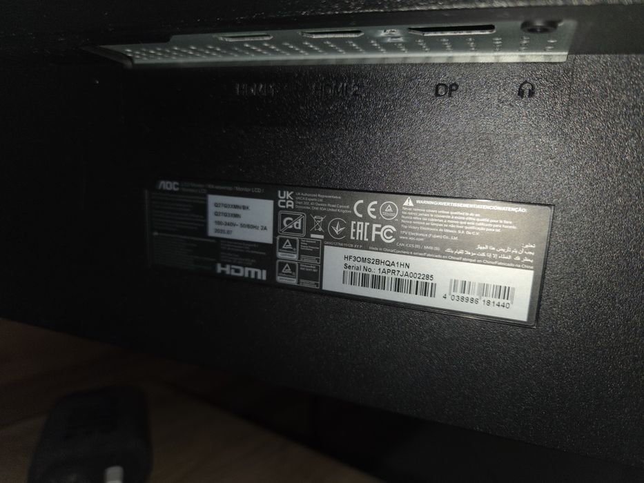 Monitor AOC 27 cali Miniled na części