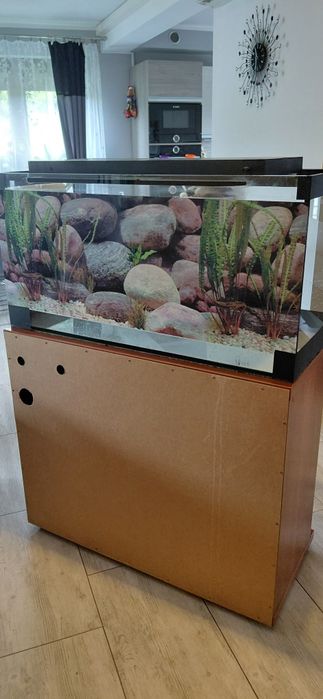 Akwarium 200L z komodą
