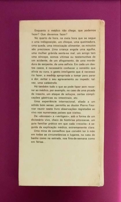 À Espera do Médico - Dr. Pierre Fournier (Publicado em 1973)