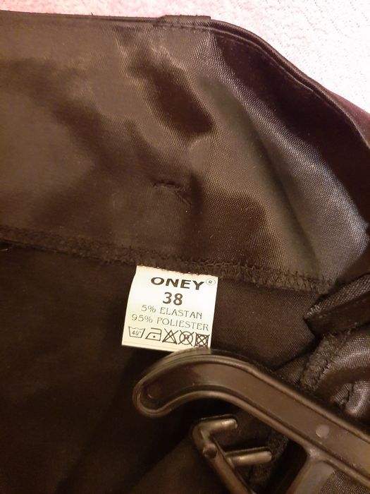 Spódnica czarna wizytowa elegancka wesele rozm 38