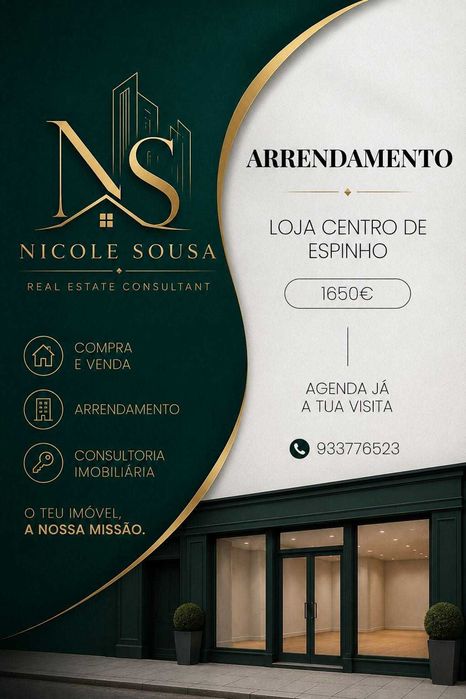Loja no centro da cidade de Espinho